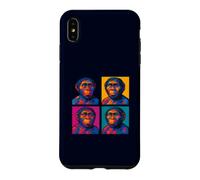 Custodia per iPhone XS Max Homo Habilis Pop Art Evoluzione umana precoce Handy Man