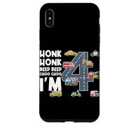 Custodia per iPhone XS Max Honk Honk Beep Beep Choo Choo Compio 4 anni