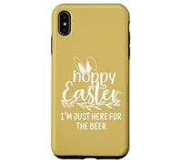Custodia per iPhone XS Max Hoppy Easter Hour Some Bunny Needs Beer Here for the Hops