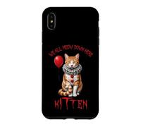Custodia per iPhone XS Max Horror Movie Cat - We All Meow Down Here (Gattino) Halloween