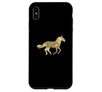 Custodia per iPhone XS Max Horse Lovers Golden Horse Equitazione