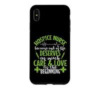 Custodia per iPhone XS Max Hospice Nurse perché la vita merita cura e amore