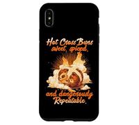 Custodia per iPhone XS Max Hot Cross Buns Sweet Spiced and Dangerously Repeatable