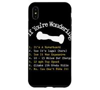 Custodia per iPhone XS Max Hoverboard Checklist Cool & Funny hoverboard Gift