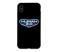 Custodia per iPhone XS Max Human 2.0 Biohacking Biohacker Aggiornamento Longevità Futuristico