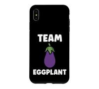 Custodia per iPhone XS Max Humor food eggplant simple team eggplant