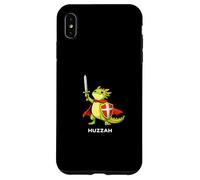 Custodia per iPhone XS Max Huzzah Dragon Paladin Funny Sword Shield Meme Novelty Quote