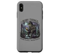 Custodia per iPhone XS Max I Bury Things Frog Gardener Dark Humor Shovel