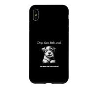 Custodia per iPhone XS Max I cani hanno piccole anime che sanano come guarire un cuore