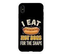 Custodia per iPhone XS Max I Eat Hot Dogs For The Shape