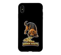 Custodia per iPhone XS Max I Find Hidden Assets Accountant Dog Humor