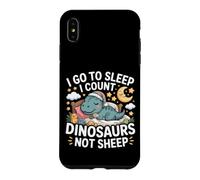 Custodia per iPhone XS Max I Go To Sleep I Count Dinosaurs Not Sheep Sogni