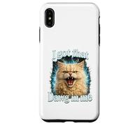 Custodia per iPhone XS Max I Got That Dawg In Me Cat Shirt Funny Angry Tabby Maine Coon