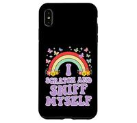 Custodia per iPhone XS Max I GRAFO E SNIFF MYSELF Divertente Adulto Umorismo Arcobaleno