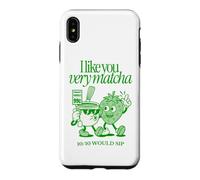 Custodia per iPhone XS Max I Like You Very Matcha Latte 10/10 Sip Funny Tea Pun