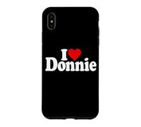 Custodia per iPhone XS Max I LOVE HEART DONNIE DON DONALD NOME SU UN TEE