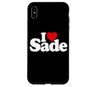 Custodia per iPhone XS Max I LOVE HEART SADE NOME SU UN TEE