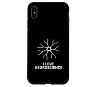 Custodia per iPhone XS Max I Love Neuroscience Brain Design STEM Neuroscience Citazione