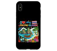 Custodia per iPhone XS Max I Love Phi Phi Islands Thailandia Viaggio Souvenir