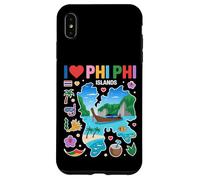 Custodia per iPhone XS Max I Love Phi Phi Islands Thailandia Viaggio Souvenir