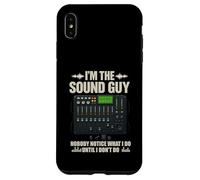 Custodia per iPhone XS Max I' m the Sound Guy Funny Audio Engineer Sound Mixing Board