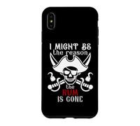 Custodia per iPhone XS Max I Might Be the Reason the Rum is Gone Men Pirate Drinking