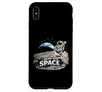 Custodia per iPhone XS Max I Need Some Space - Earthrise Lunar Orbit Kosmos Fun Art