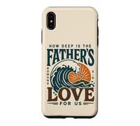 Custodia per iPhone XS Max I padri cristiani amano i versetti della Bibbia Romani 5:8 Fede