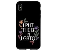 Custodia per iPhone XS Max I Put The B In LGBTQ Identità Bi-Orgoglio |-