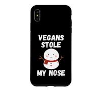 Custodia per iPhone XS Max I vegani mi hanno rubato il naso Natale Divertimento