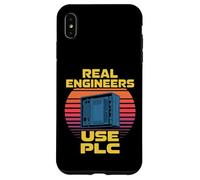 Custodia per iPhone XS Max I veri ingegneri usano PLC divertente dicendo retrò anni '80