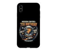 Custodia per iPhone XS Max I Was 6 Now Im 7 Astronaut Outer Space Birthday Kids Gear