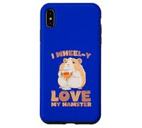 Custodia per iPhone XS Max I Wheel-y Love My Hamster Cute Pet Lover Citazione