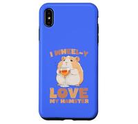 Custodia per iPhone XS Max I Wheel-y Love My Hamster Kawaii Carino Divertente