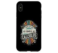 Custodia per iPhone XS Max I Wish Life Was As Simple As Calculus Badge Fun