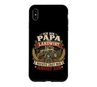 Custodia per iPhone XS Max Ich Bin Papa e Landwirt Farm Graphic Mir Angst Ein Tedesco