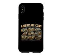Custodia per iPhone XS Max Icone americane 1776-2026 Molti luoghi Una Nazione