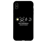 Custodia per iPhone XS Max Icone dell'umore emotivo del tempo interno