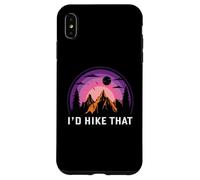 Custodia per iPhone XS Max I'd Hike That -Hiking - Escursionista - Avventura