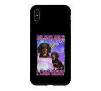 Custodia per iPhone XS Max IDK How Much Longer Slay Black Long Haired Dachshund Lover