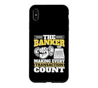 Custodia per iPhone XS Max Il banchiere che fa ogni transazione contare banchiere
