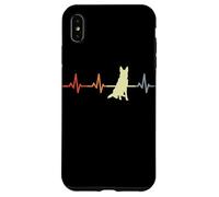 Custodia per iPhone XS Max Il battito del cuore di un pastore tedesco