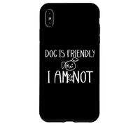 Custodia per iPhone XS Max Il cane è amichevole, non lo sono