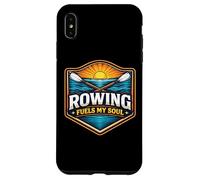 Custodia per iPhone XS Max Il canottaggio alimenta il mio motto dell'atleta della squadra Soul Row