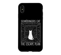 Custodia per iPhone XS Max Il gatto di Schrodinger The Escape Plan Funny Science Cat
