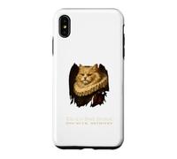 Custodia per iPhone XS Max Il gatto Doth protesta troppo divertente gatto Shakespeare