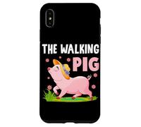 Custodia per iPhone XS Max Il maiale che cammin