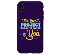 Custodia per iPhone XS Max Il miglior progetto su cui lavorerai sei tu