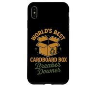 Custodia per iPhone XS Max Il Miglior Rompi-scatole Di Cartone Del Mondo: Divertente