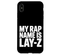 Custodia per iPhone XS Max Il mio nome rap è Lay-Z Divertente Rapper pigro Pun Humor